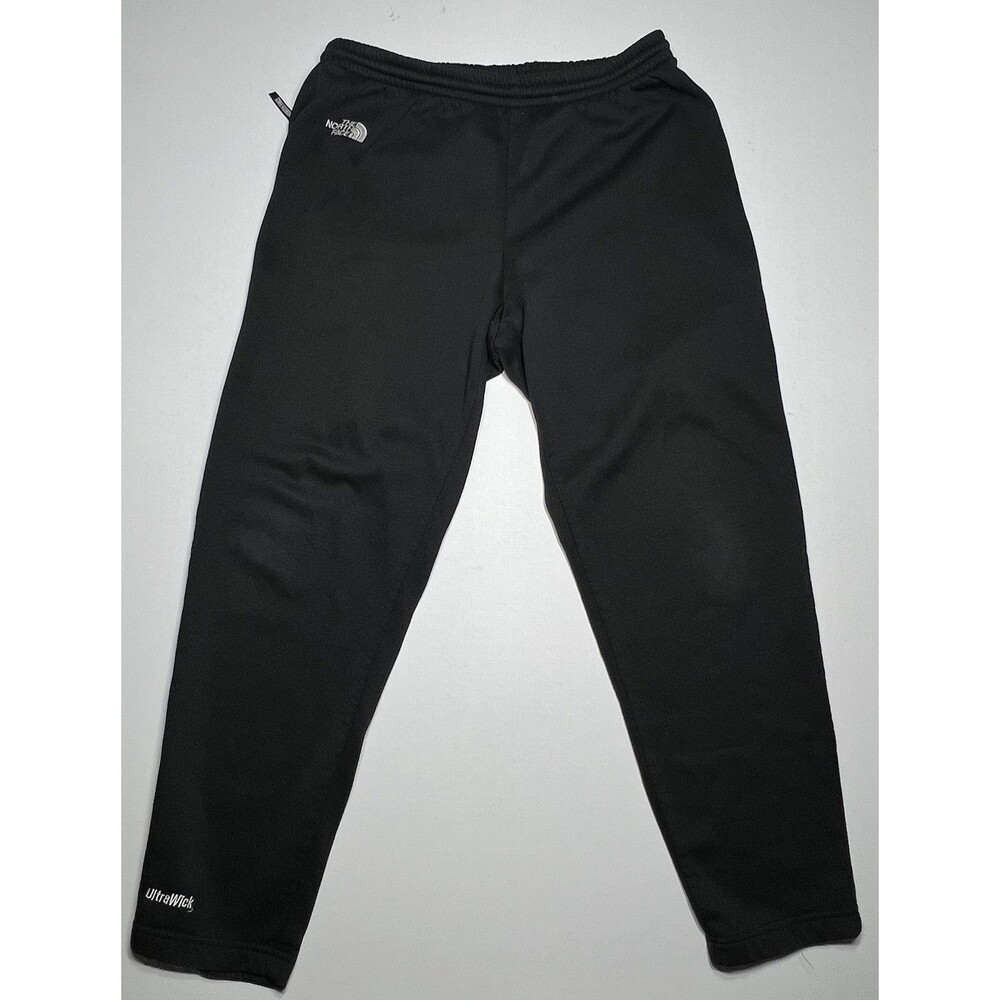 Vintage 90s The North Face Ultrawick Fleece Pants  Black Joggers Mens -Flaws -